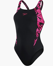 Speedo Hyperboom Splice Muscleback Swimsuit Swimming Costume 8-13470G720