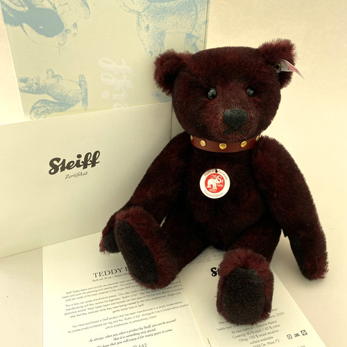 Steiff 2009 burgundy - burgundy, alpaca