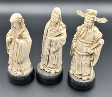 Vintage Chinese Resin "Three