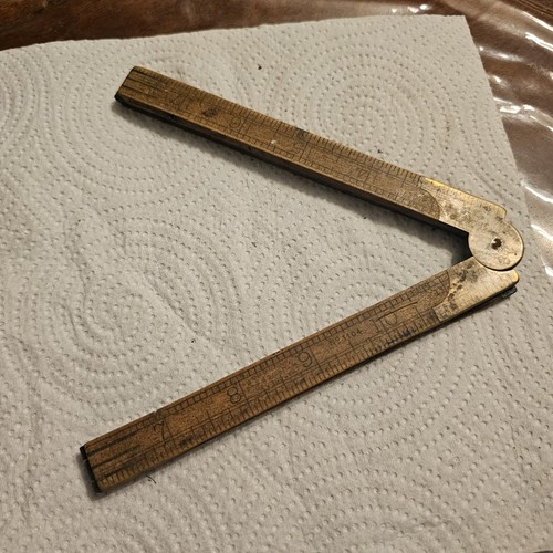 Rabone boxwood brass folding - rabone,