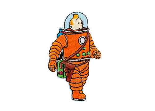 Tintin embroidered patch - tintin,