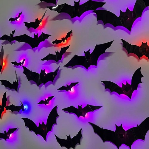 Pcs bats wall decor - wall,