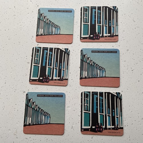 Beer mats adnams brewery - x6,