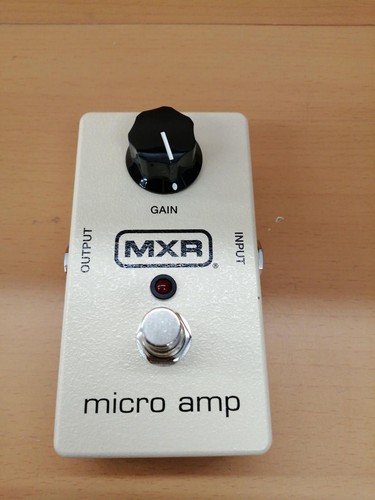 Mxr effects pedal micro amp - mxr,