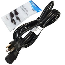 HQRP 10ft AC Power Cord for