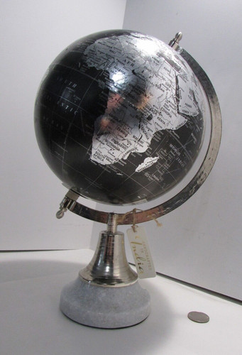 Black and silver world globe - world,