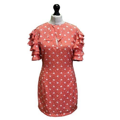 Vintage pattern silk - pattern, dress