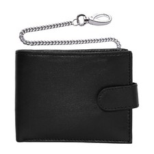 Black real leather biker - black,
