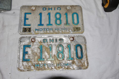 1980 ohio license plate - 2x,