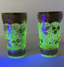 Antique Bohemian Moser Gold