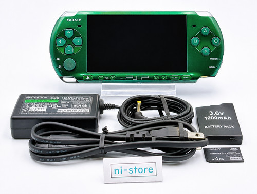 Sony psp 3000 console - psp-3000, green