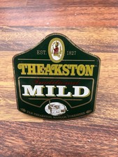 Theakston Brewery Traditional Mild Metal Real Ale Pump Clip Home Bar Front