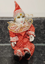 Vintage Clown Doll. Porcelain