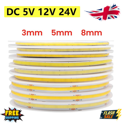 12v high density cob led - led, strip