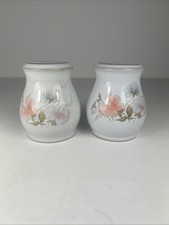 Denby - Encore - Sweet Pea-  Salt & Pepper Shakers - Vintage - Stoneware