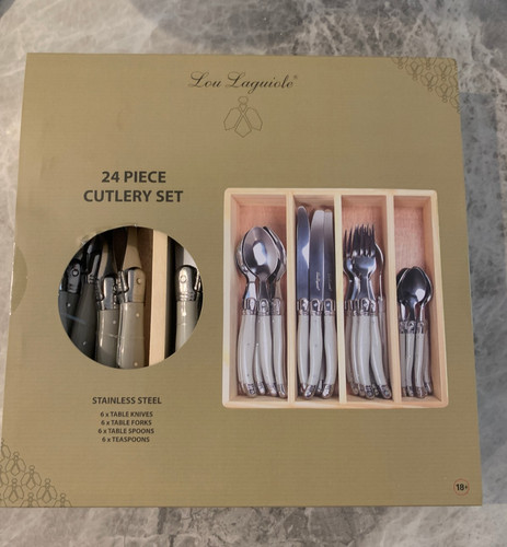 Lou laguiole piece grey - lou, 24-piece