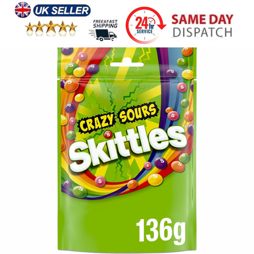 Skittles crazy sours sweets - skittles,