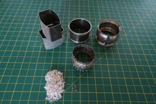 Joblot Sterling Silver Hallmarked Napkin Rings & Sterling Silver Chain 140g