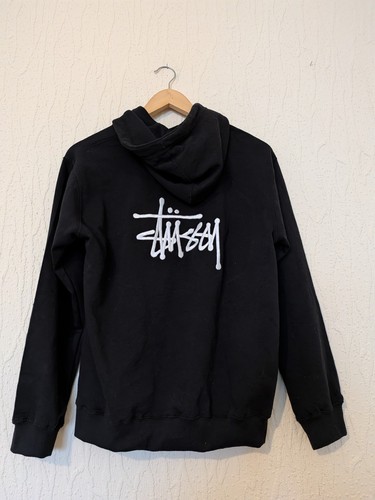 Stussy black hoodie size - hoodie, m