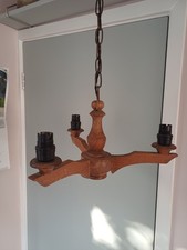 Wood Chandelier Pendant 2 Wall