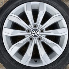 1X GENUINE VW T-ROC 17" ALLOY WHEEL & TYRE SINGLE 2GA601025A 215 55 17 spare