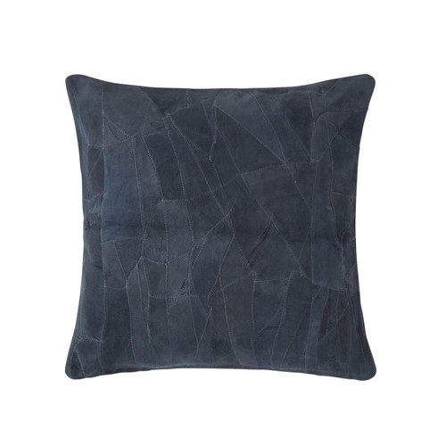 Suede leather cushion with - cushion,