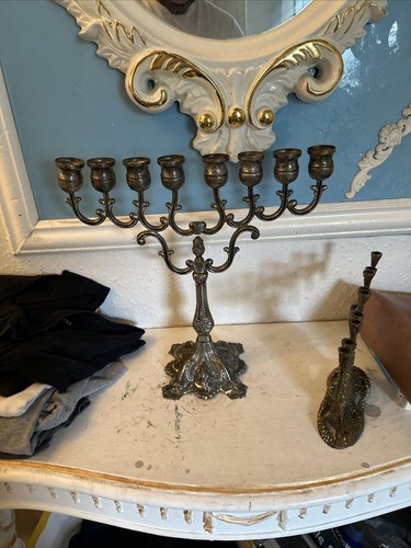 Large vintage hanukkah jewish - hanukkah,