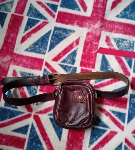 Vintage brown leather - vintage, fanny