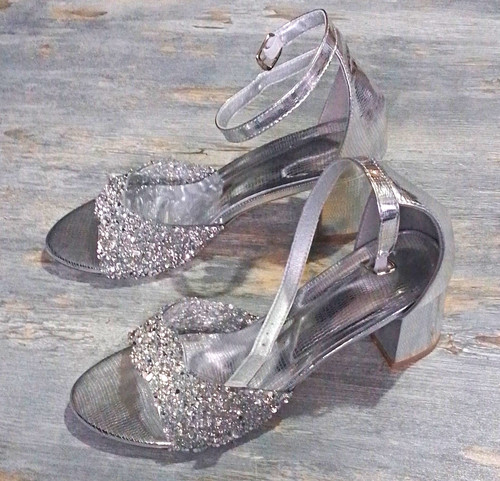 Women silver rhinestone - silver,
