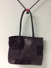 Laura Ashley brown leather shoulder bag