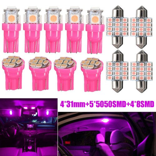 Pink led lights interior - pink,