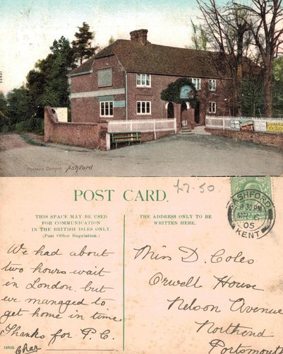 Vintage postcard potters - vintage,