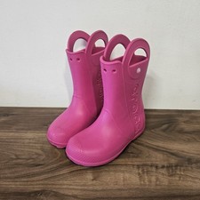 Crocs Pink Wellies Handle It