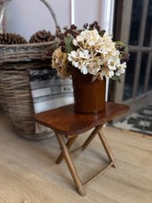Antique Foldable Wooden Stool