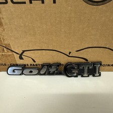 Volkswagen VW Golf GTI mk2 mk3 Genuine Rear Boot Badge Emblem 1H6853687AD