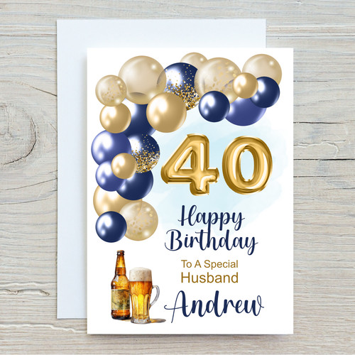 Personalised birthday card - personalised,