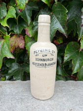 Antique Crock Household Ammonia Bottle, 27 cm tall.