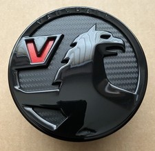2023-25 CUSTOM GLOSS BLACK RED & CARBON VAUXHALL CORSA GS F REAR TAILGATE BADGE