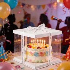 3PCS Large Clear PVC Gift