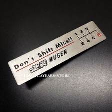 1Pcs JDM Don't Shift Miss! 6