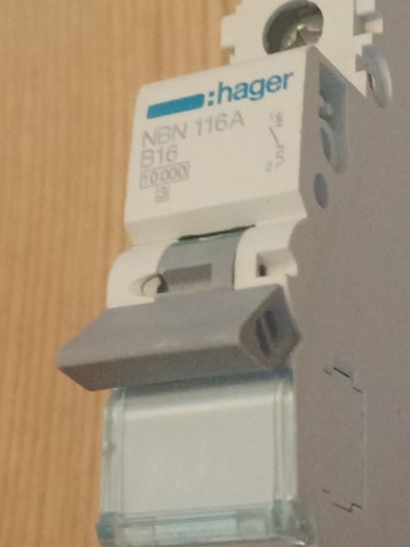 Hager nbn116a amp mcb - nbn116a,