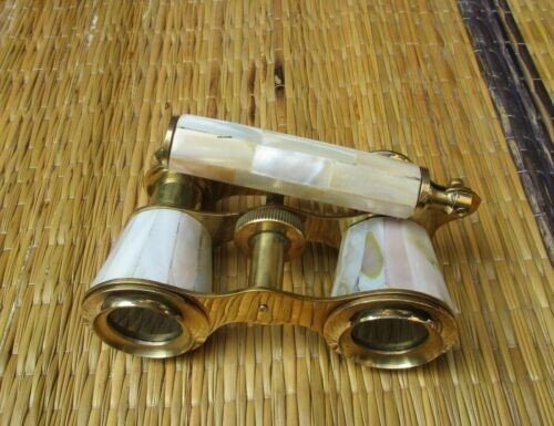 Mother pearl handle brass - pearl,