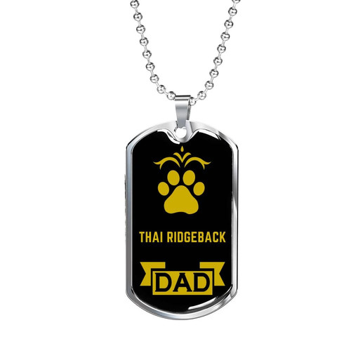 Thai ridgeback dad dog - dad, tag