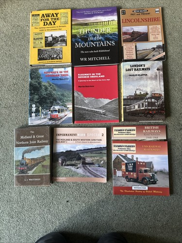 Railway book bundle x10 books - book,