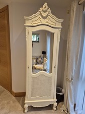 Rocco French Style Wardrobe - Cream Wood