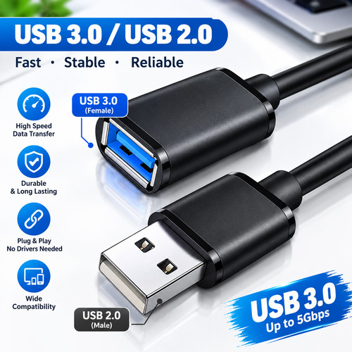 Usb extension cable - usb, 3.0