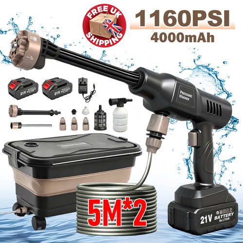 Cordless high pressure washer - pressure,