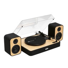 HOUSE OF MARLEY Revolution Belt Drive Bluetooth Turntable & Speakers - Black