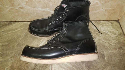 Men red wing boots black - wing,