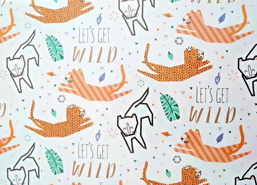 Wrapping paper leopard - wrapping,